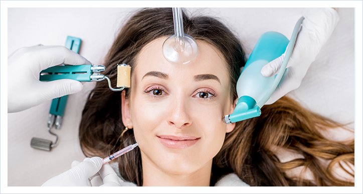 Non-surgical skin treatment for under-eye dark circles at Mayflower Clinic Nagpur