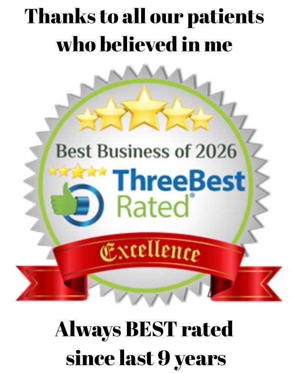 ThreeBestRated Excellence Award - Dr. Pawan Shahane Nagpur