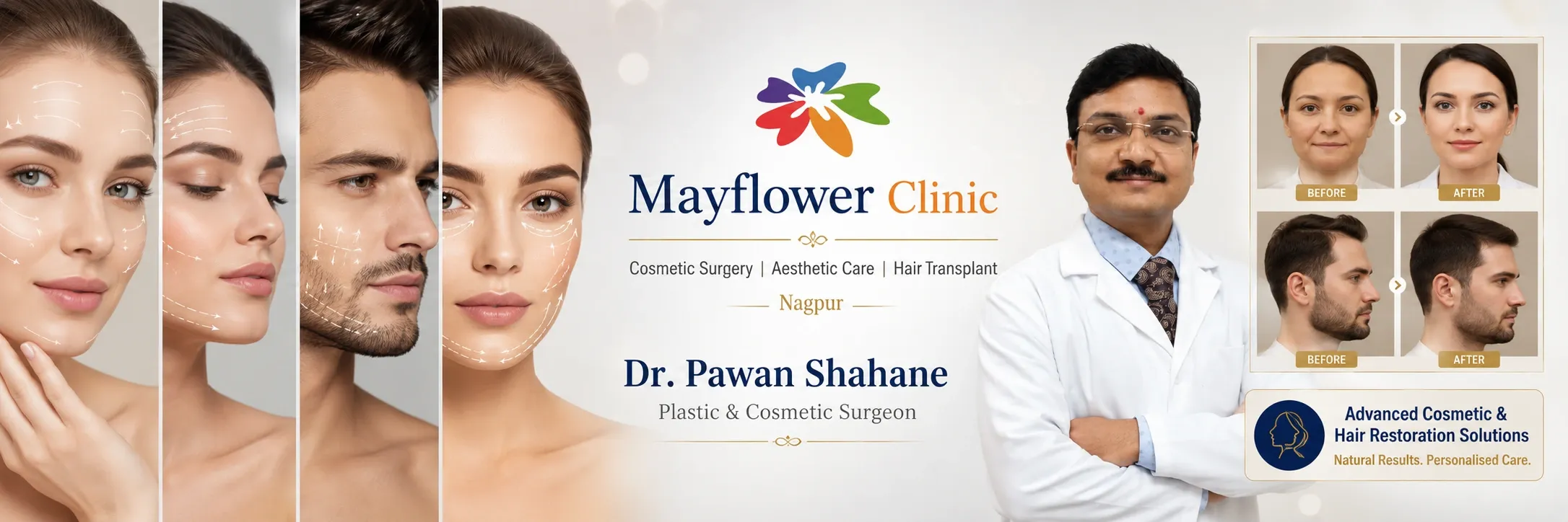 Mayflower Clinic plastic and cosmetic surgery care in Nagpur